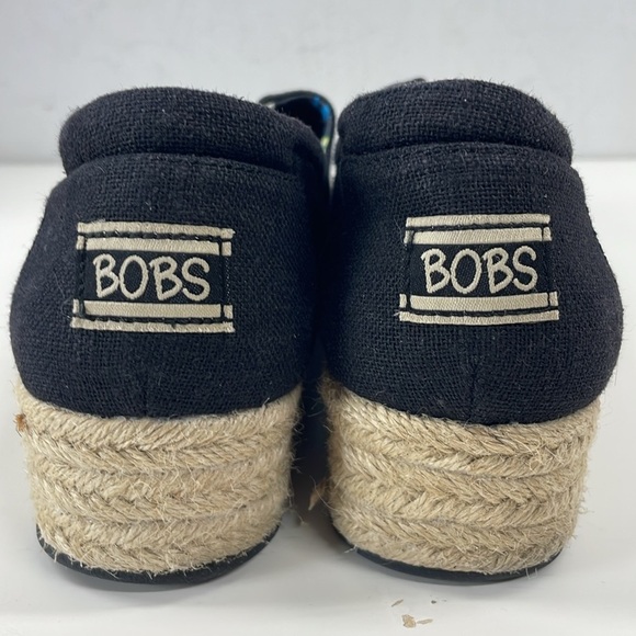 Bobs from Sketchers Espadrille Wedges in Black Size 7.5 - Picture 4 of 7